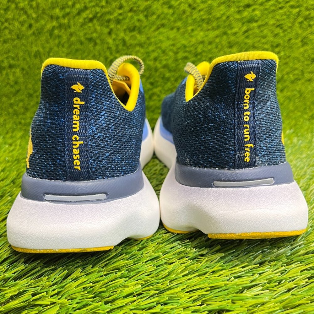 Rabbit Dream Chaser Womens Size 7.5 Blue Yellow Athletic Running Shoes Sneakers - Picture 6 of 10